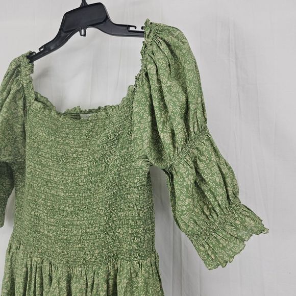 Dôen Colette Dress Women's Size Large  Casual Party Wear Floral Printed Smocked - Picture 7 of 12